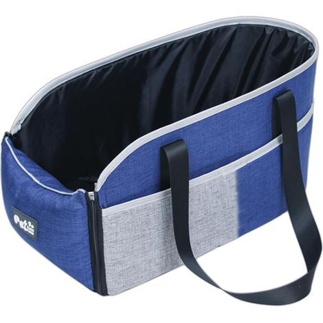Siège auto avec console centrale, pour chien, siège console centrale, transporteur de chien, sac de voyage pour animaux de compagnie pesant moins de 15 livres avec (1/5)