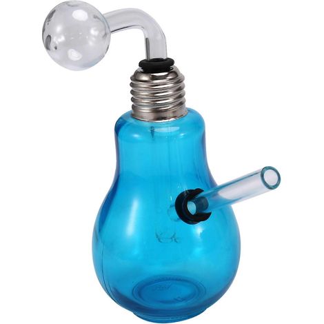 Lampe à brûleur à huile résistante à la chaleur, aspect brillant, 5 pouces (bleue) (1/5)