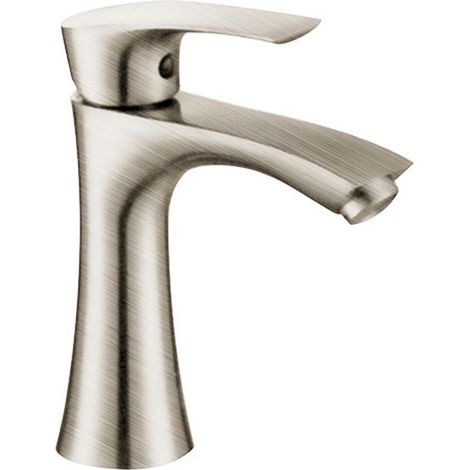 Robinet d'évier de salle de bain, aérateur à économie d'eau, pas de tension, comprend un drain à clic, facile à installer et à nettoyer, alliage de zinc, (1/3)
