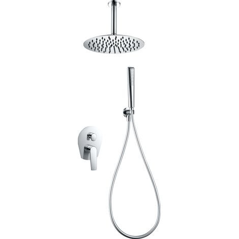 IMEX - columna ducha empotrada con grifo cromado