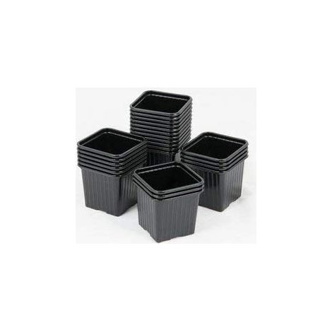 Anzuchttöpfe 8 x 8 x 7 cm SCHWARZ (x 1000)