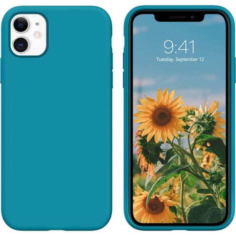 CUSTODIA IN SILICONE PER APPLE IPHONE 11, RETRO OPACO, RESISTENTE (1/5)