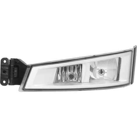 FARO FENDINEBBIA SINISTRO BASE CROMATA CORNICE NERA CON LUCE PROFONDITA SENZA LAMPADINA (H7-H1) - VOLVO - FH4 - 21221154 - 22332595