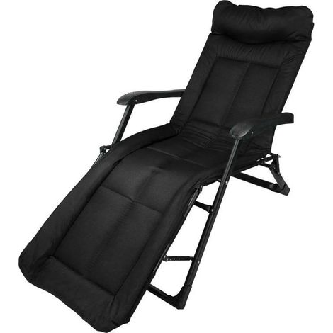 Silla plegable (negra)