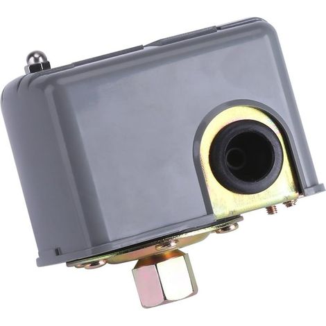 Interruptor de presión, interruptor de control de presión para bomba de agua de 40-60 PSI, poste de doble resorte ajustable, bomba de agua de jardín autocebante por inyección de 110 V-230 V. (1/5)