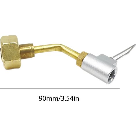Adaptateur de remplissage direct pour bouteille de gaz butane (1 pièce), compatible avec les réchauds de camping, de pique-nique et les réchauds portables. (1/3)