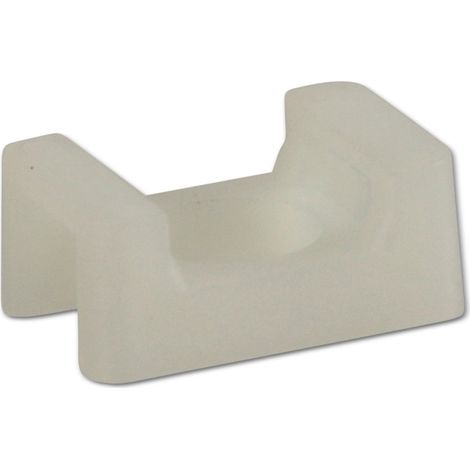 Base de fixation KSS vissable en polyamide 6.6, nature, trou de fixation 6,3, L=23, l=16, 1 pièce (1/2)