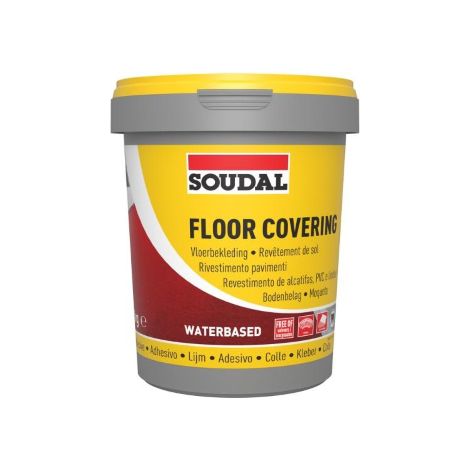 Soudal A26 COLLA Adesivo pavimenti morbidi rivestimenti moquette vinile pvc 1 KG 1 KG