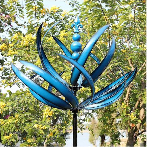 Girouette Harlow, girouette pour jardin, grande sculpture cinétique en métal, décoration extérieure (1/5)