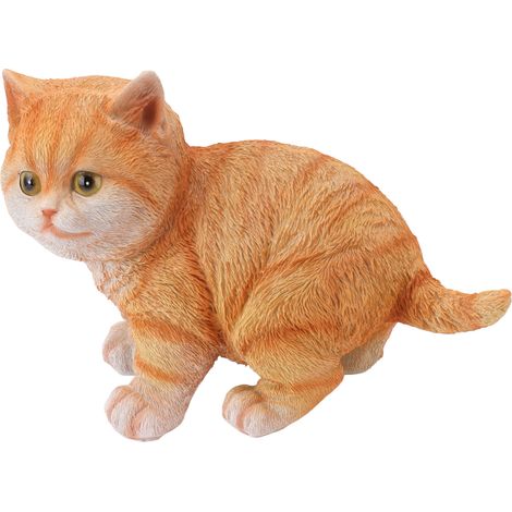 Statues de chats pour la décoration de jardin, ornements de chatons, sculptures de chatons pour le jardinage (1/5)