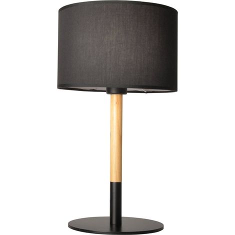 Lámpara De Mesa Nórdica "CLASS" - E27 - Negro