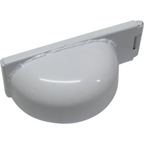Padlock Protector Hasp and Staple Right Hand White (Safety Protection Weather Cover)