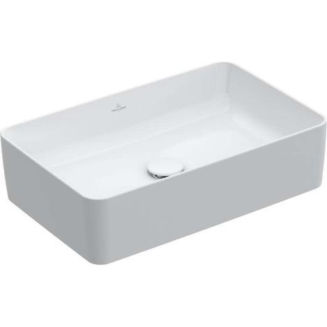 Villeroy & Boch Collaro - Lavabo sobre encimera, 56x36 cm, blanco alpino 4A205601 (1/5)
