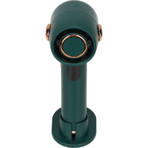 Intelligenter digitaler Handventilator, blattlos, leise, kleiner Turbinenventilator, tragbarer USB-Elektroventilator für den Schreibtisch, grün (1/5)