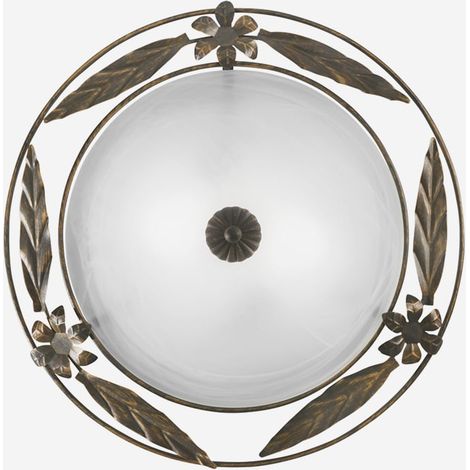 Deckenleuchte aus Glas und Metall Riccio 40 (1/3)