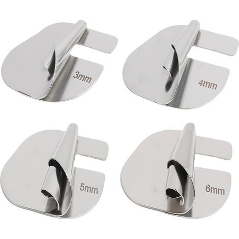 4-Piece Rolled Hem Presser Foot Set for Sewing Machines, Rolled Hem Sewing Foot, Rolled Hem Presser Foot, 3-6 mm Rolled Hem Foot, for Home Sewing Projects (1/5)
