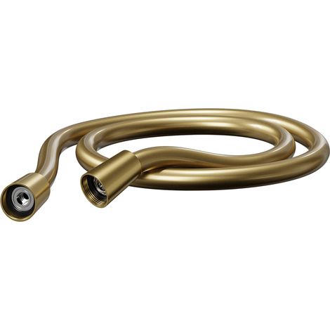 Colore Brushed Brass 1.5M Smooth PVC Shower Hose