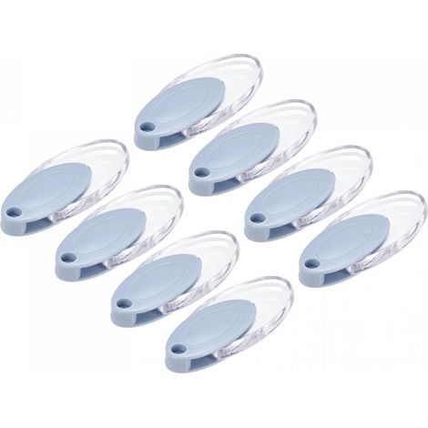 Aveugle Cordon Poids, 8Pcs 90mm Rideau Fenêtre Volet Perlé Chaîne Poignée Romain Vertical Ombre Accessoires, Bleu (1/5)