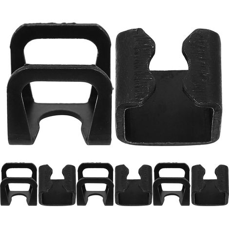 Lot de 8 pinces de levage pour cric hydraulique 2 tonnes - Accessoires pour cric hydraulique de sol - Pièces de levage automobile - Clips robustes pour atelier et garage - Réparation (1/5)