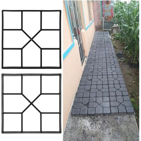 Pflasterform, Betonwegform, Trittsteinform, 40 x 40 cm - FUT (1/5)