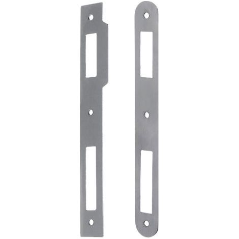 CONTROPIASTRA PER SERRATURA 'PATENT' B.Q. ottone lucido verniciato - interasse 70 mm