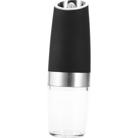 Moulin à poivre électrique, inox et ABS, noir (1/5)
