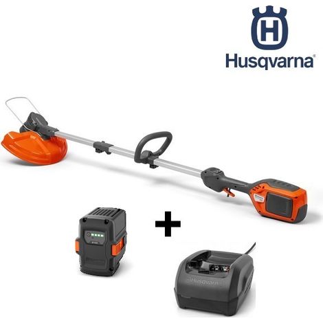 Husqvarna – Pack coupe-bordure à batterie 36V – Autonomie 1h – Moteur sans balais – Diamètre de coupe 31cm – Tête automatique R25B