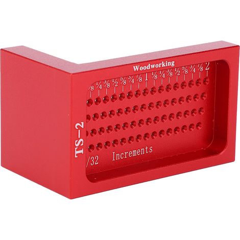 Jauge de traçage en T pour menuiserie - Étalonnage système impérial (1/5)