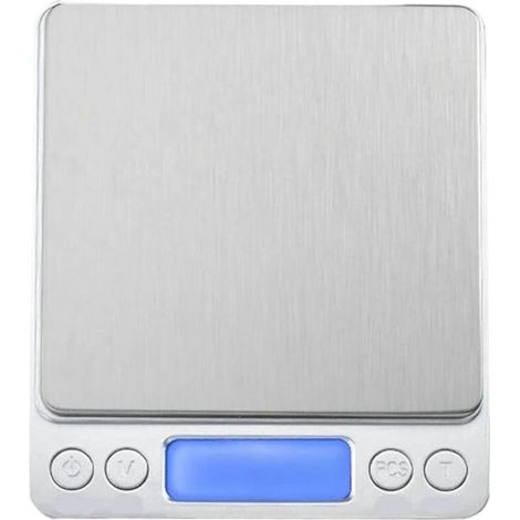 Balance électronique de cuisine Balance de cuisine numérique mini poche en acier inoxydable, précision for la bijouterie, électronique(3kg/0.1g USB)