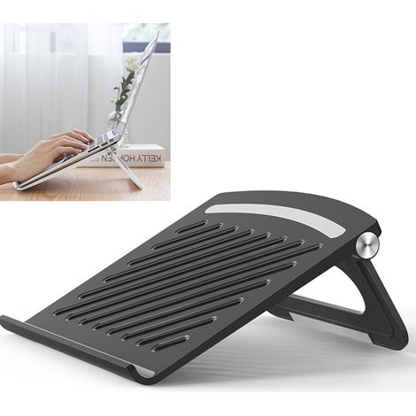 Support Pour Ordinateur Portable - En Aluminium - Ajustable 10 À 17 Pouces - Pliable - Pour Bureau Mobile - 1 Pièce (1/5)