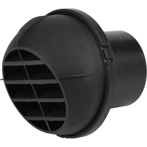 Déflecteur d'Air Conditionné 60 mm, Sortie Latérale, Montage sur Toit, Vent Rond à Persiennes, Grille d'Échappement pour Voitures, Bateaux, Yacht (1/5)