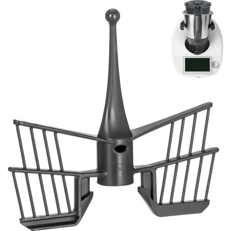 Butterfly Whisk Compatible with TM6 TM5 TM31, Accessory Whisk Robot Kitchen Replacement Mixer, Durable Food Plastic for Mounting White Cream Mixing Pastry (1/5)