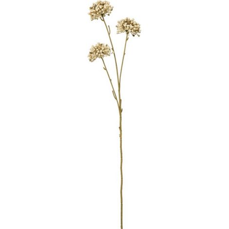 Allium Spray (Single Stem Flower) - Plastic - Height 60 cm - Brown