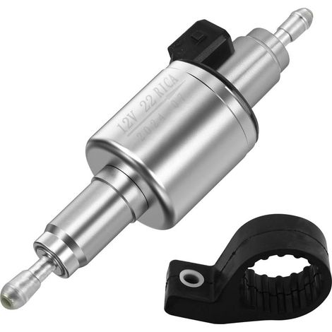 1 pompe à carburant électrique, 12 V, 5 KW, débit 22 ml/min, pour chauffage diesel, universelle voiture/camion/camping-car (1/4)