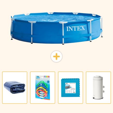 Intex Piscine Tubulaire Ronde - 366x76 cm - 5-pièces S55 (1/5)