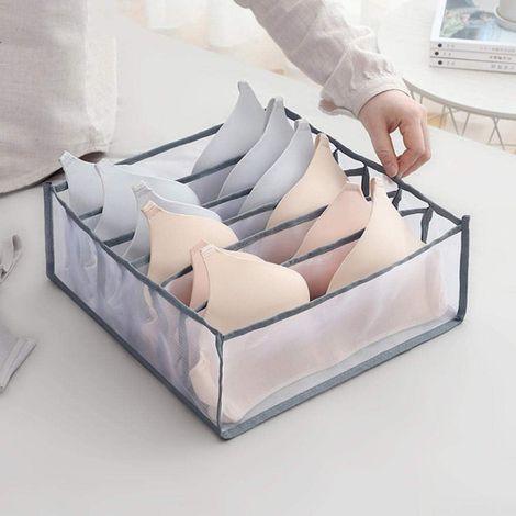 Organisateur De Sous-Vêtements - Boîte À Tiroir Pliable Pour Sous-Vêtements Chaussettes Et Accessoires - 6 7 Ou 11 Compartiments (1/5)