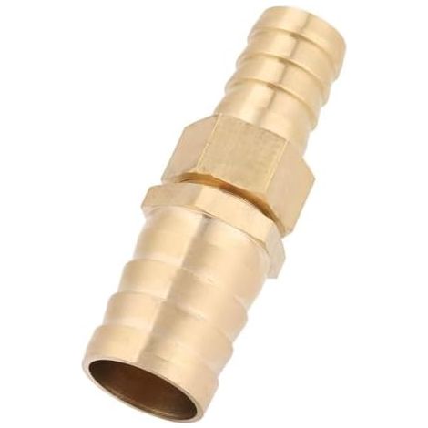 Raccord Réducteur Cannelé Laiton 19-25 mm Adaptateur Réduction pour Tuyauterie Manchon Réparation Plomberie Eau Gaz Résistant Corrosion (1/5)