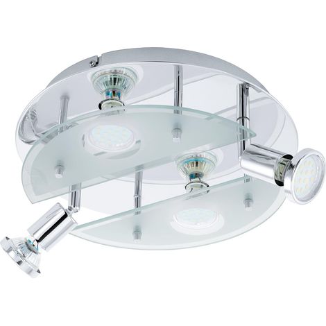 LED Plafonnier Cabo 1, lampe de plafond à 4 lumières, spot de plafond (1/5)