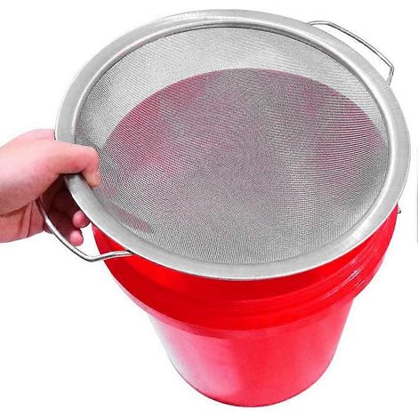 Filtre à peinture en acier inoxydable à mailles de 60, largeur 11,4 pouces. (1/5)
