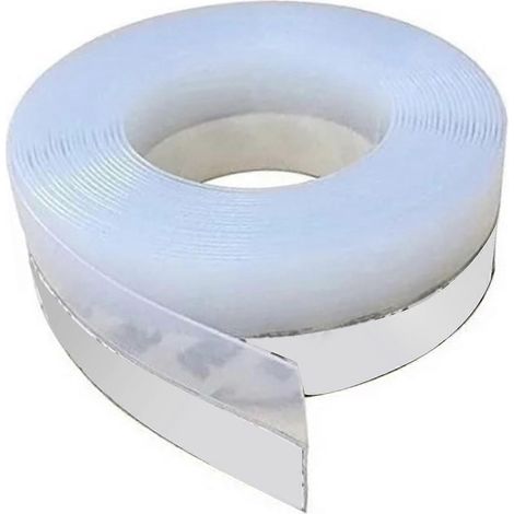 3,5 cm x 5 m transparenter Türdichtungsstreifen, Zugluftstopper, doppelseitiges Klebeband (1/5)