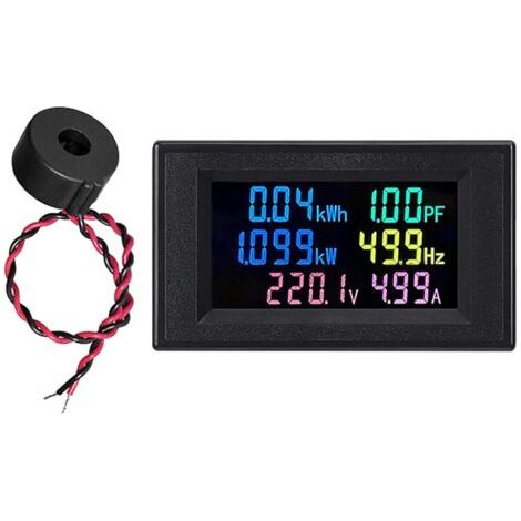 Appareil de mesure électrique à paramètres multiples 4724 mm Écran couleur haute précision haute précision Application industrielle domestique Outil d'électricien pour tension (1/5)