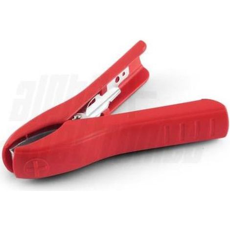 Pinza per batteria alpha elettronica 2 pezzi 40a rosso- 21-5p/b2