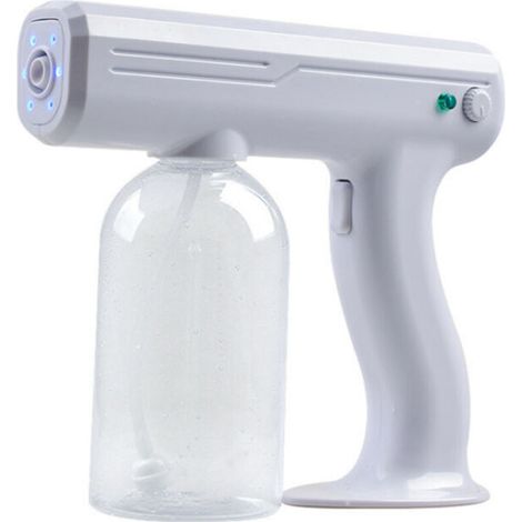 Nebulizzatore a vapore disinfettante, atomizzatore portatile ricaricabile nano da 800 ml con nebulizzazione silenziosa e regolabile per casa, ufficio, scuola o giardino (800 ml) 20,5x7x18 cm -Crezuo