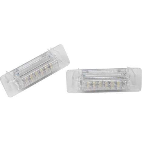 LED-Kennzeichenbeleuchtung, kompatibel mit Mercedes-Benz W210 W202 E300 E55 C230 Modellen, störungsfrei, 12V, 6500K weiß. (1/5)
