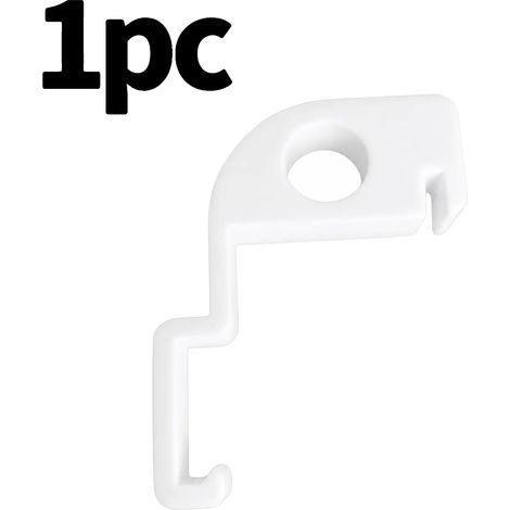 Clip per pattumiera, a prova di parassiti, migliora la circolazione dell'aria, 1 pezzo, bianco (1/2)