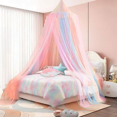 Arc-en-ciel baldaulin, moustiquaire lit enfants fille, 602501250, Arc-en-ciel baldaulin chambre enfants, prin MOUSTIQUAIRE DE LIT (1/4)