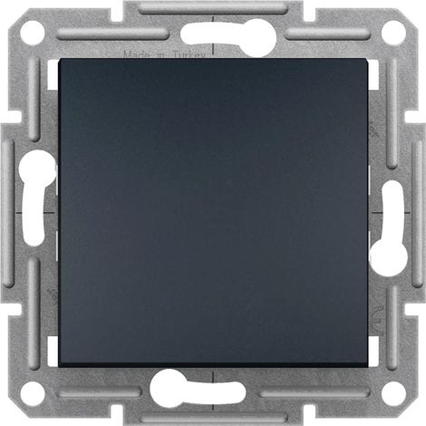 ASFORA BOUTON SANS CADRE (AVEC VIS) ANTHRACITE EPH0800371 SCHNEIDER ELECTRIC 3606480729348