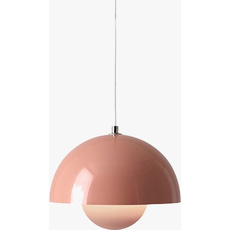 fleur bractée lustre Restaurant Bar Chambre tête de lit suspension lumière blanche 220V Rose (1/5)