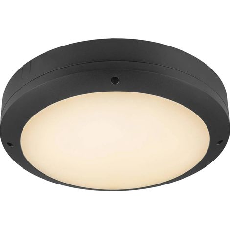 [NEUWERTIG] B-Ware Slv Outdoor Bulkhead V 360 1007515 Led Außenwandleuchte 20 W Schwarz