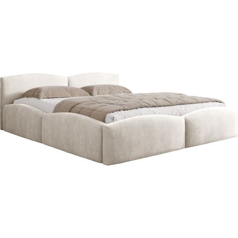 Cama TrendyNest Titis, Lumo 55, Doble, 140x200, Tapiz, Somieres, 158x222x78cm